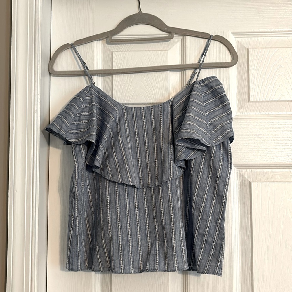 Miss Los Angeles off the shoulder top with adjustable straps
